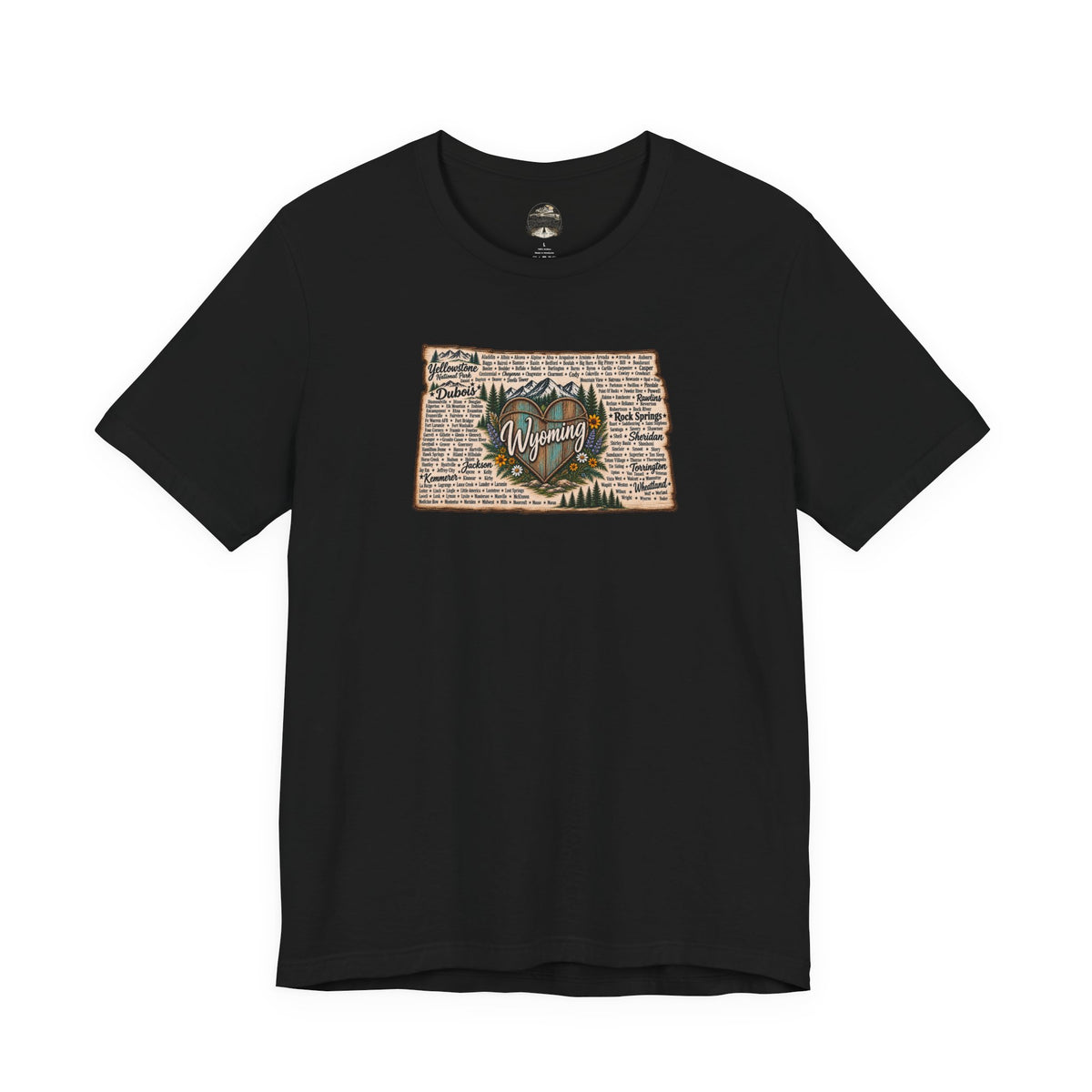 Wyoming State Outline Tee