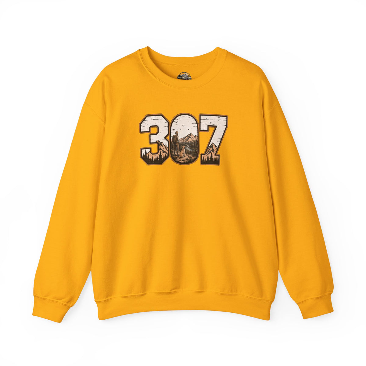 Crewneck Sweatshirt — 307 Mountain Landscape Graphic