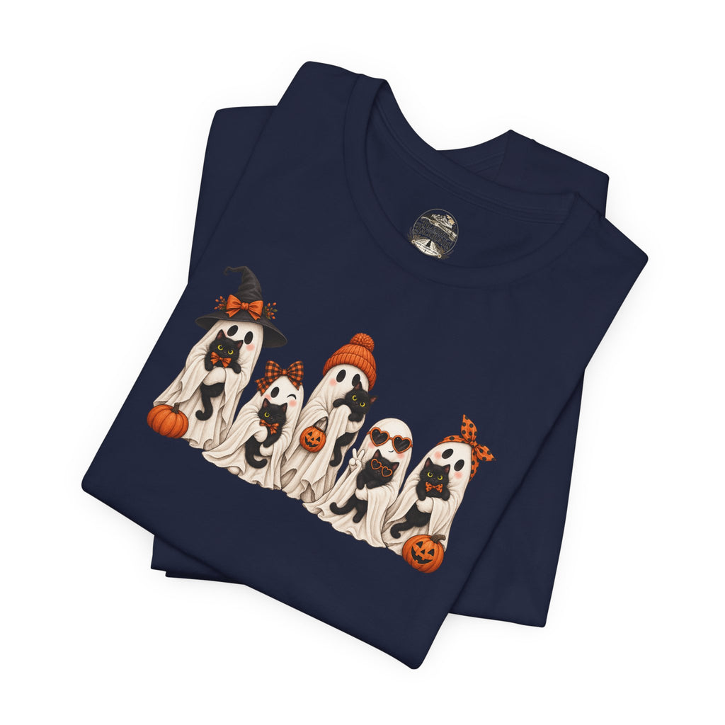 Halloween Ghost and Kittens T-Shirt