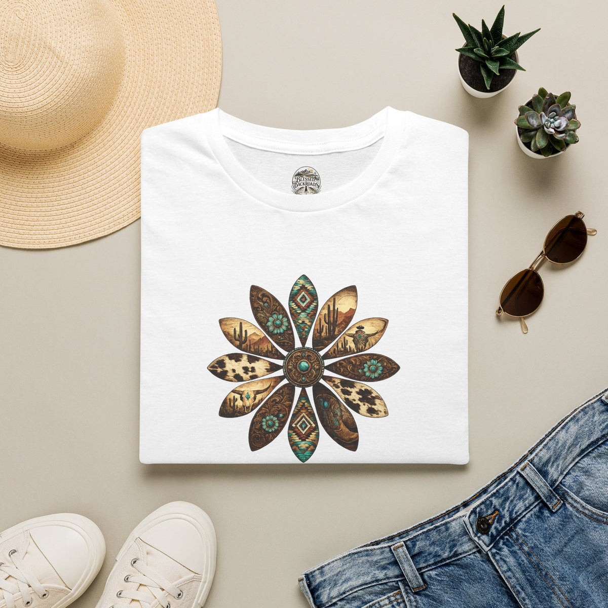 — Western Floral Graphic Tee