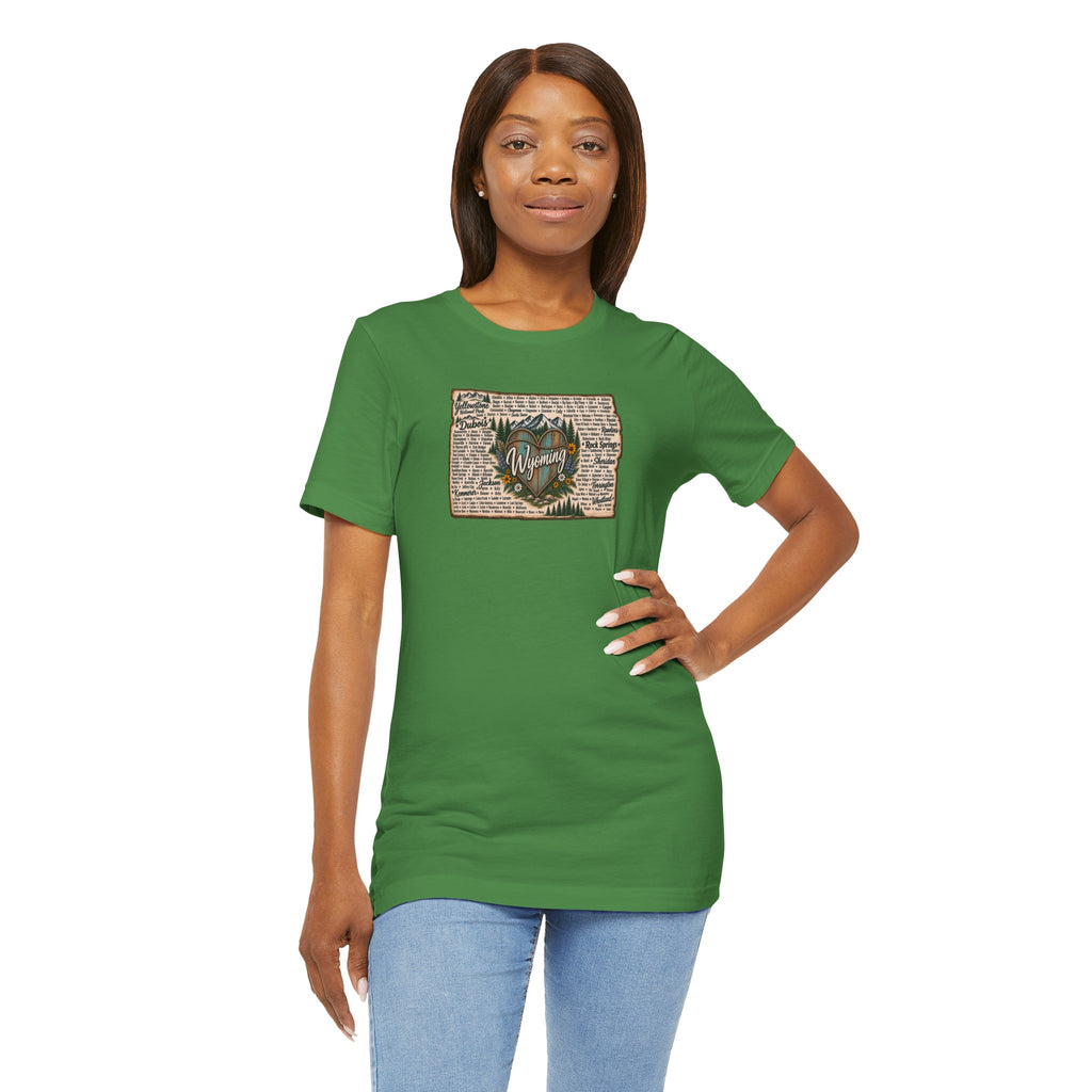 Wyoming State Outline Tee