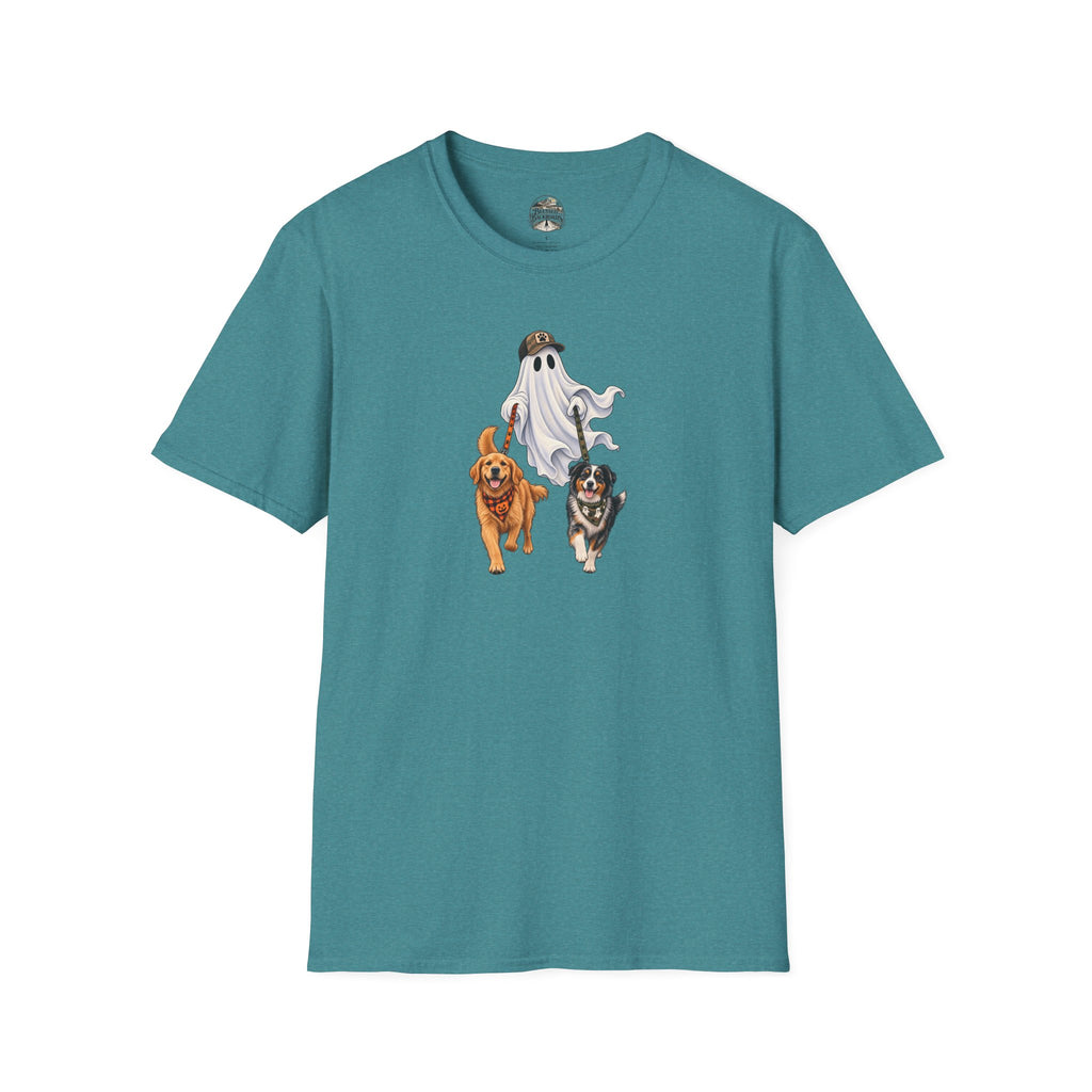 Halloween Ghost with Dogs T-Shirt