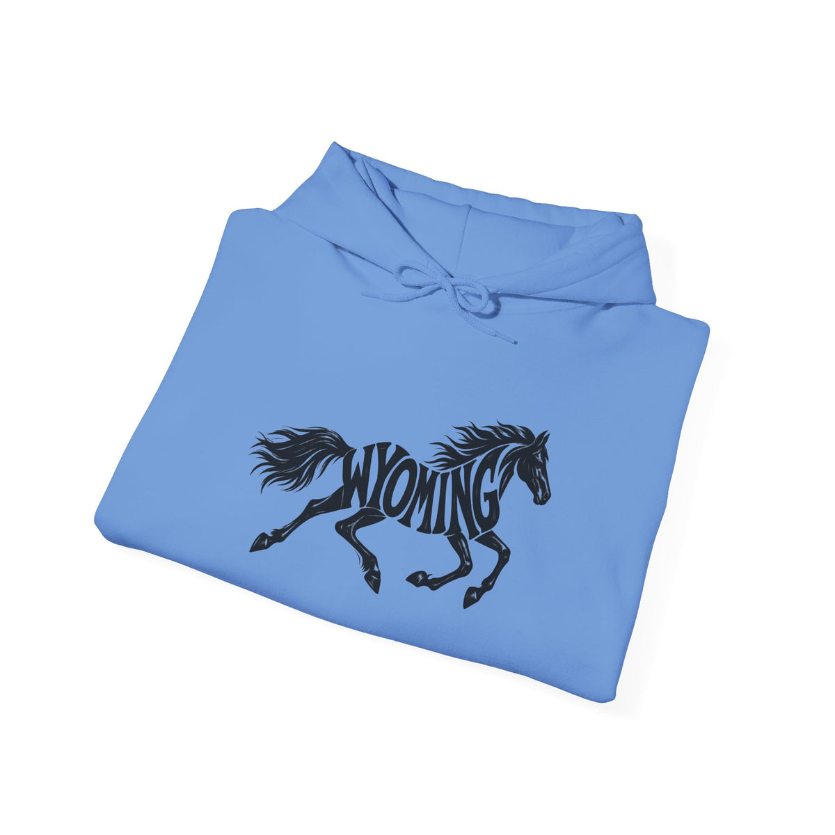 Wyoming Running Horse Hoodie