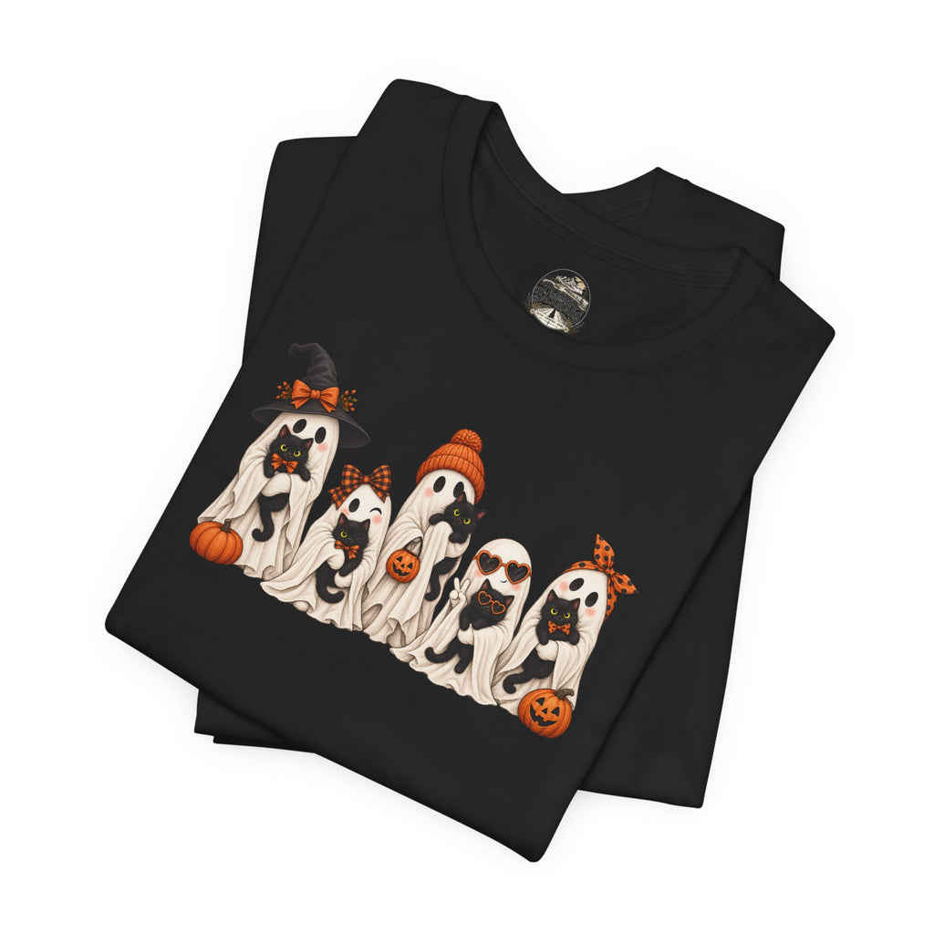 Halloween Ghost and Kittens T-Shirt