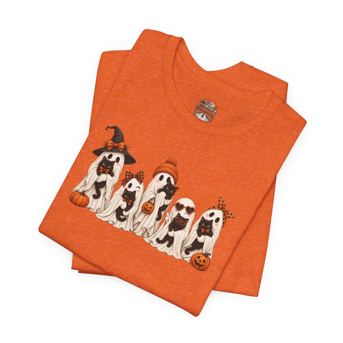 Halloween Ghost and Kittens T-Shirt