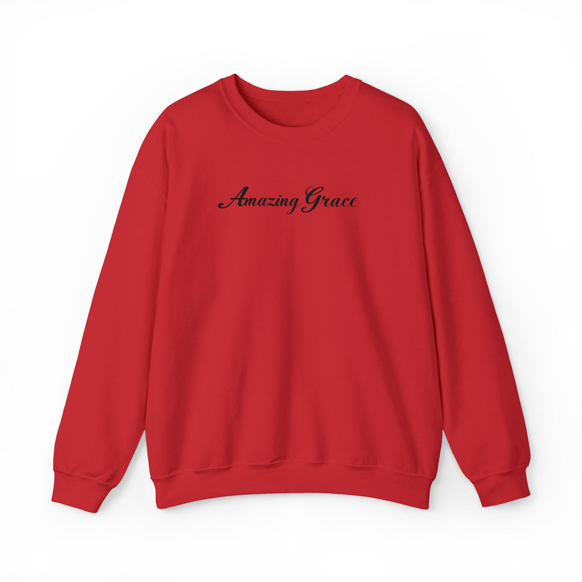 Amazing Grace Embroidered Crewneck Sweatshirt