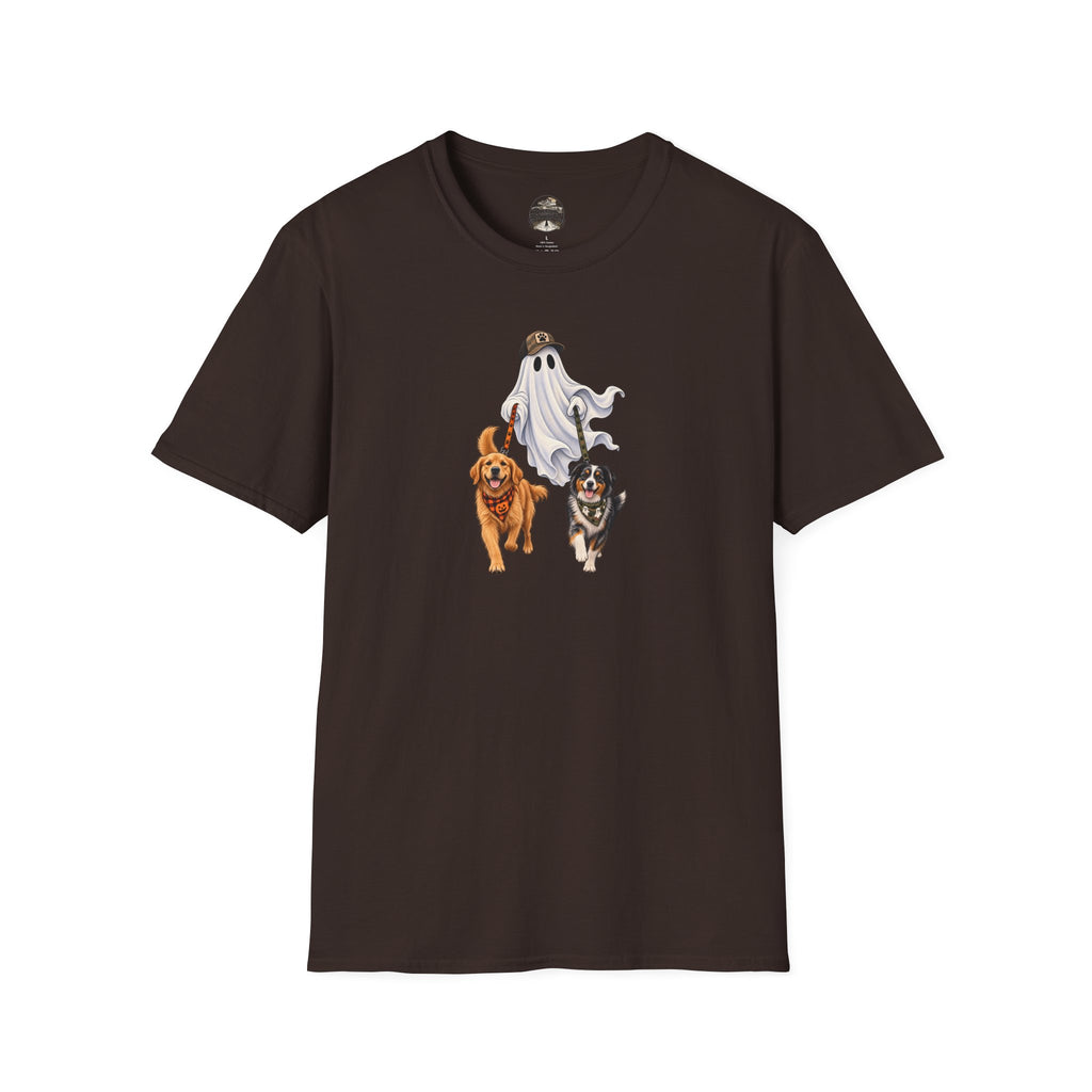 Halloween Ghost with Dogs T-Shirt