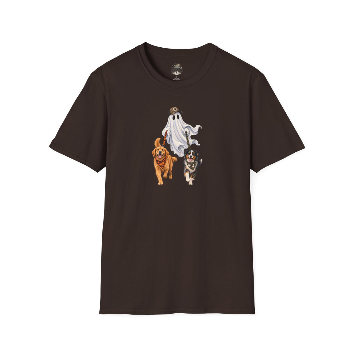 Halloween Ghost with Dogs T-Shirt