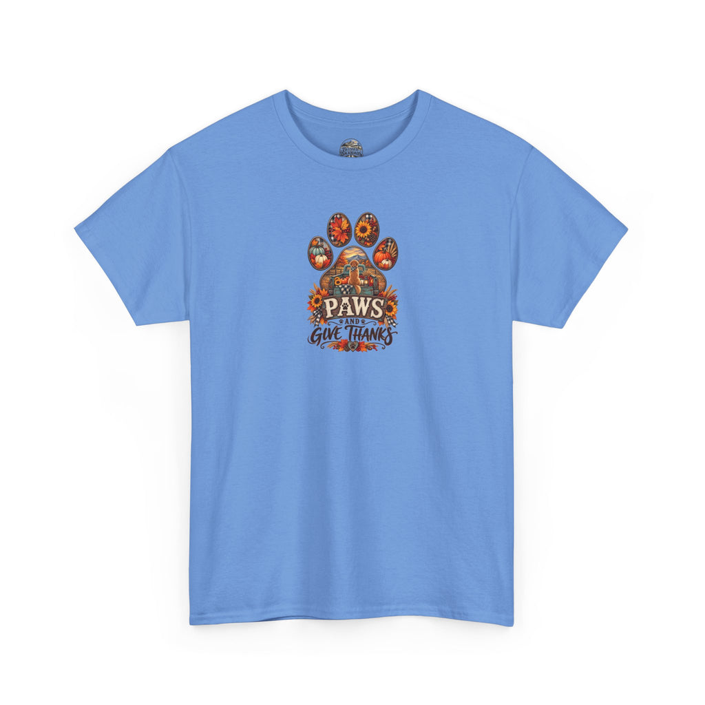 Thankful Paws Thanksgiving T‑Shirt