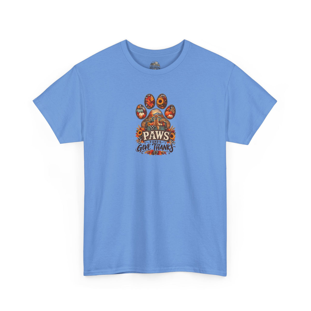 Thankful Paws Thanksgiving T‑Shirt