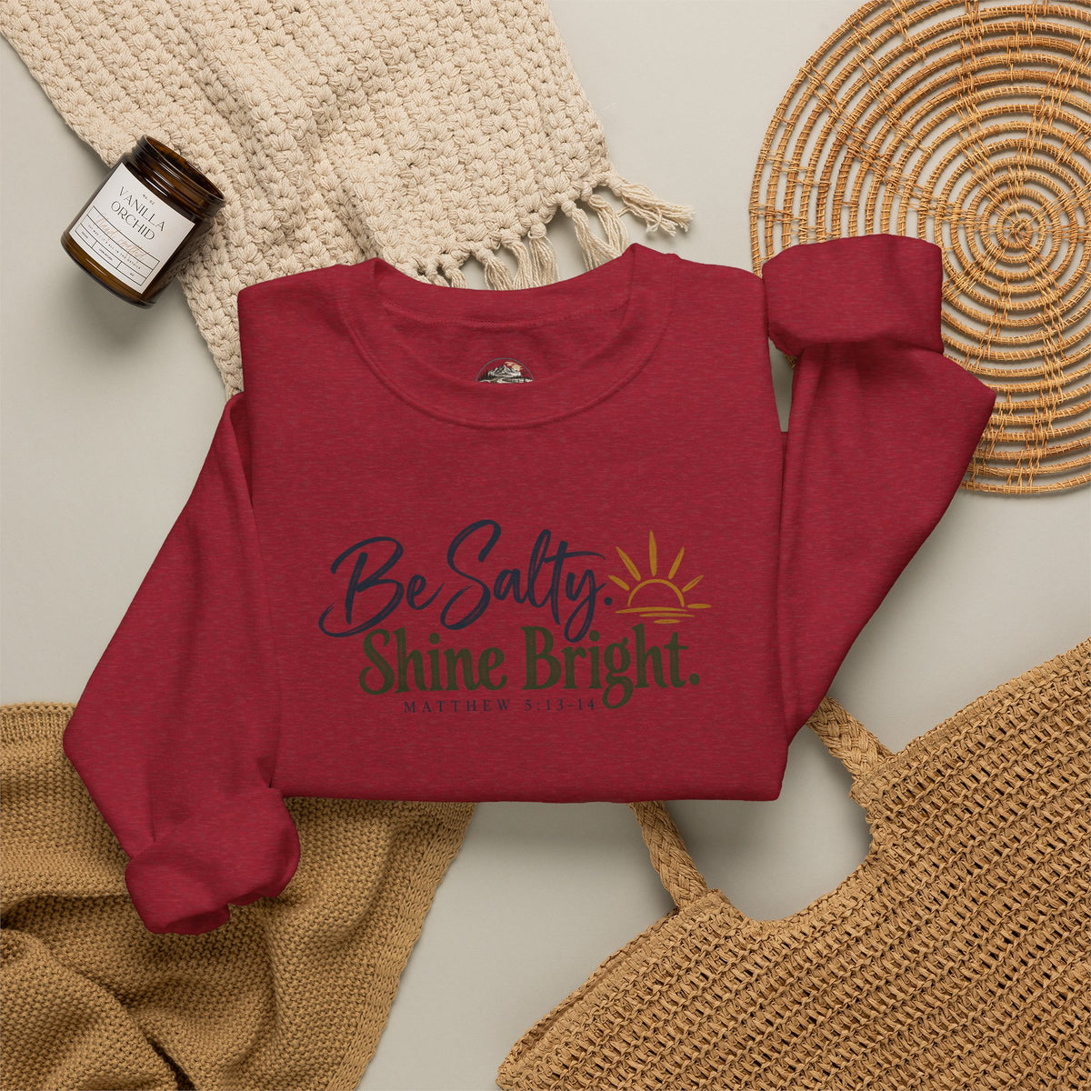 Be Salty Shine Bright Inspirational Sweatshirt