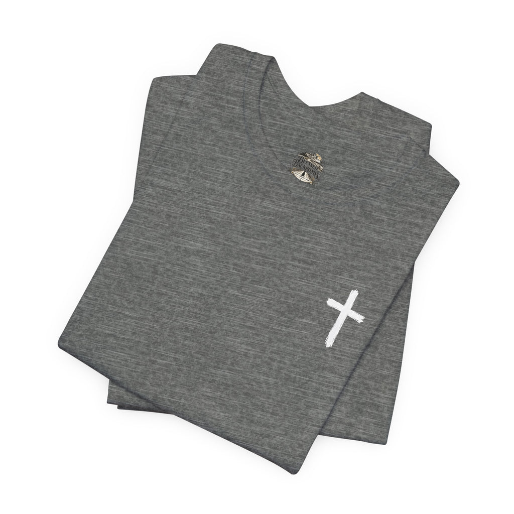 Faith Cross T-Shirt — "When You Can't See the Way, Trust the One Who Is the Way" Christian Tee