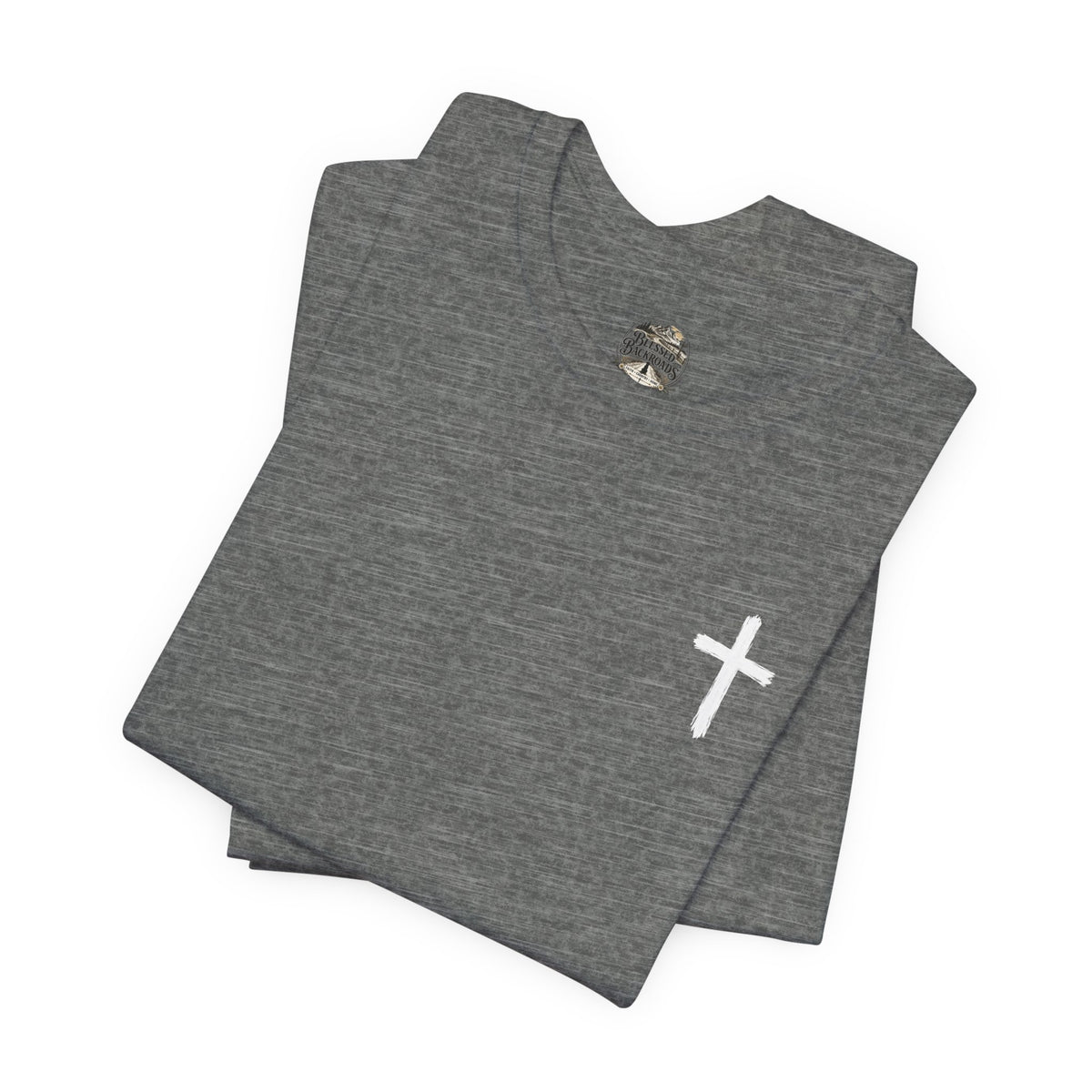 Faith Cross T-Shirt — "When You Can't See the Way, Trust the One Who Is the Way" Christian Tee