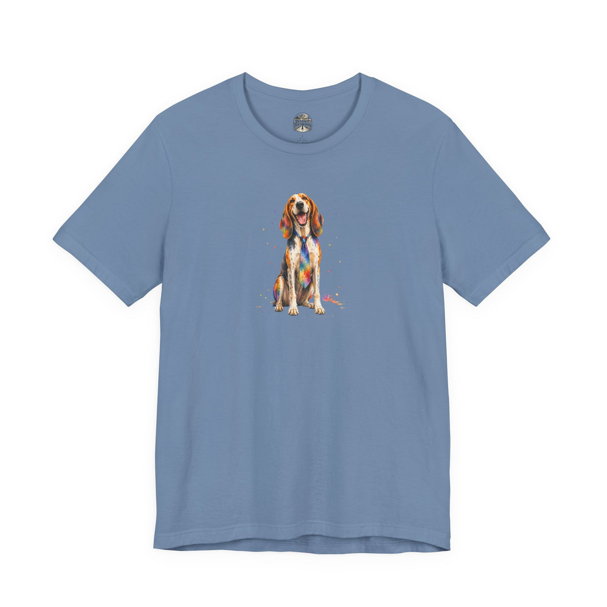 Hound Dog Watercolor T-Shirt – Colorful Dog Lover Tee