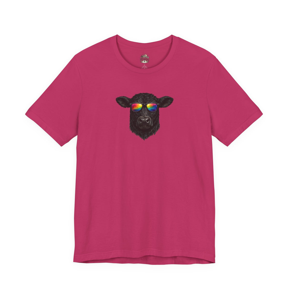 Black Cow With Sunglasses