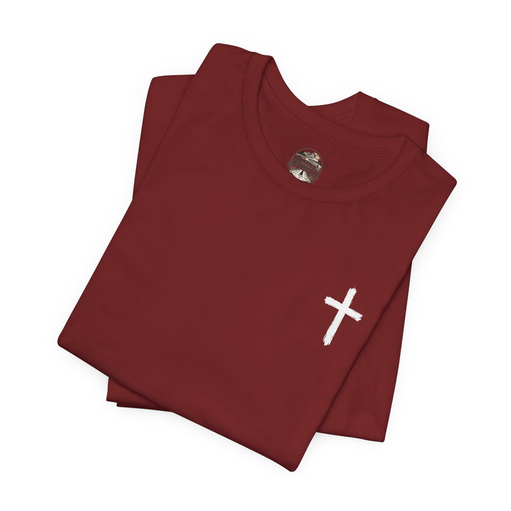 Faith Cross T-Shirt — "When You Can't See the Way, Trust the One Who Is the Way" Christian Tee