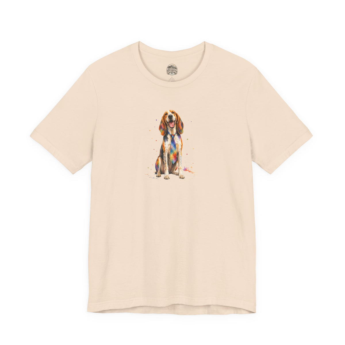 Hound Dog Watercolor T-Shirt – Colorful Dog Lover Tee