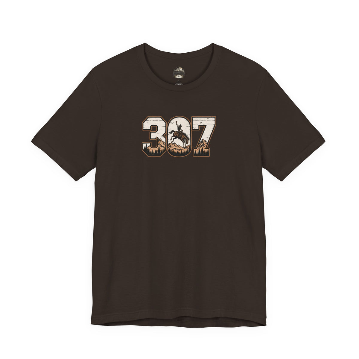 307 Wyoming Cowboy T-Shirt – Rustic Western State Pride Tee