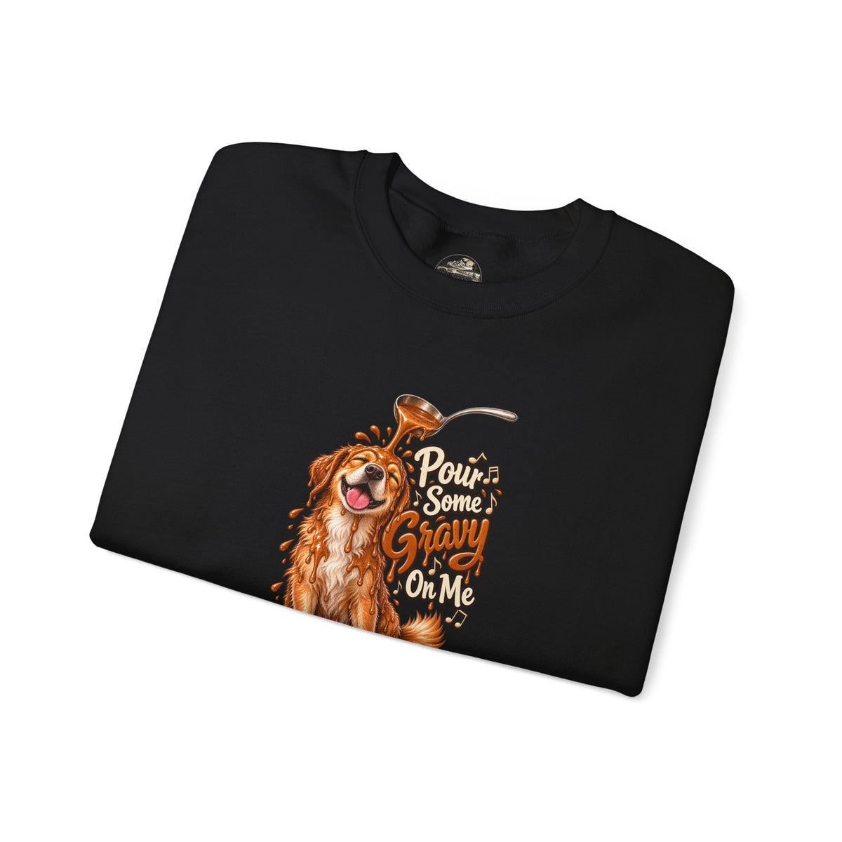 Golden Retriever Puppy Thanksgiving Crewneck Sweatshirt