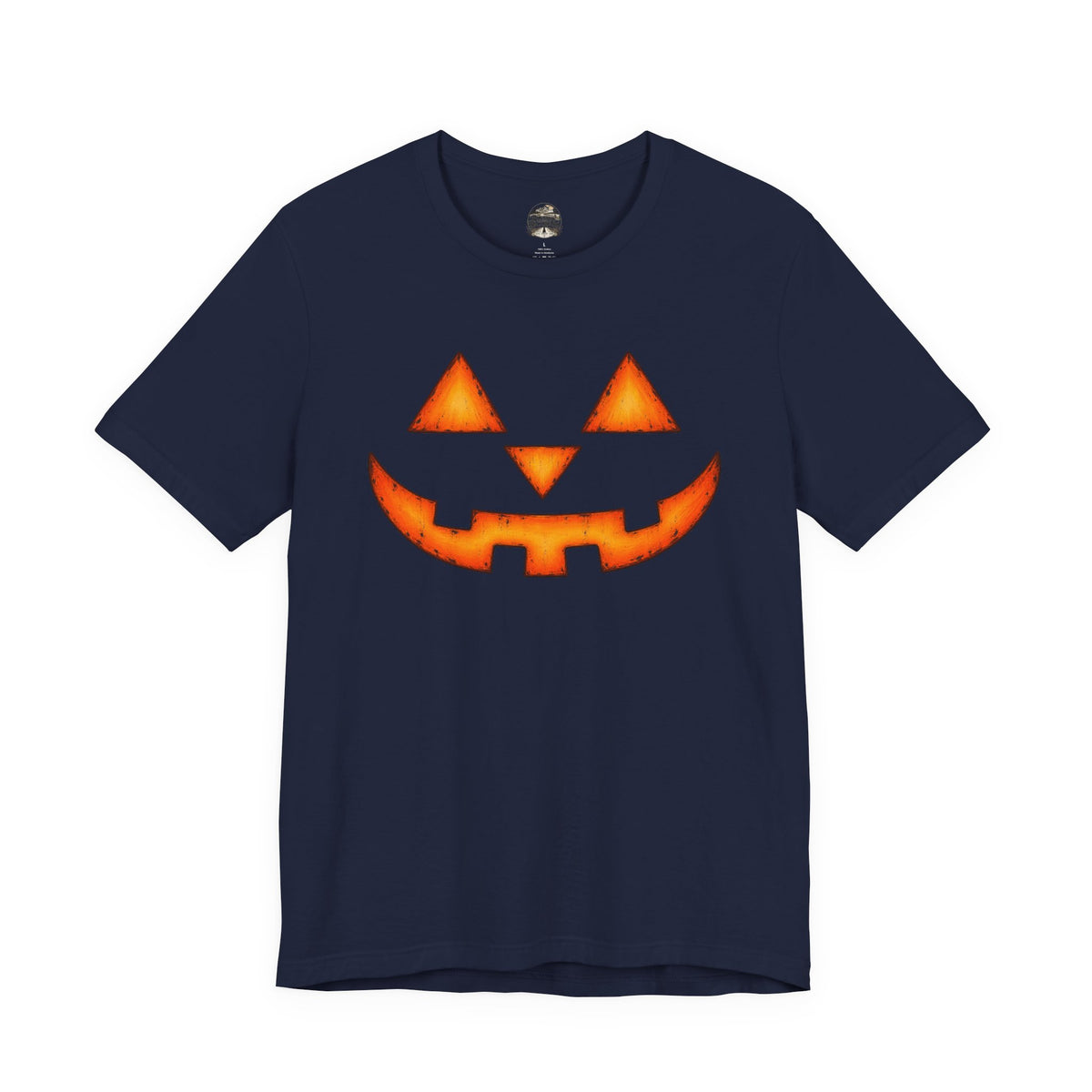 Pumpkin Jack-O'-Lantern Tee — Halloween Pumpkin Face T-Shirt
