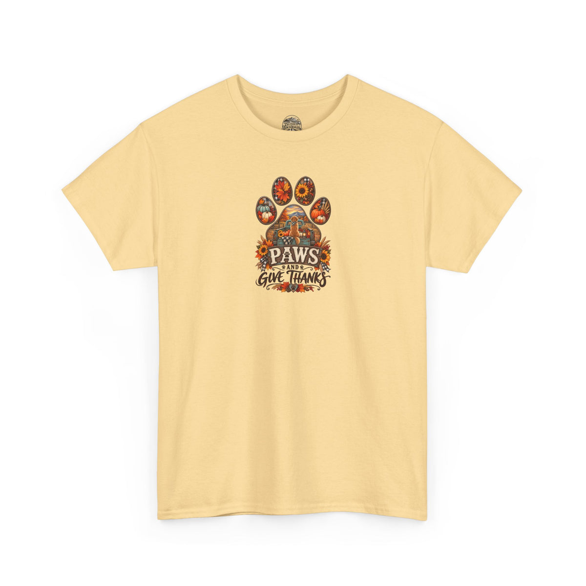 Thankful Paws Thanksgiving T‑Shirt