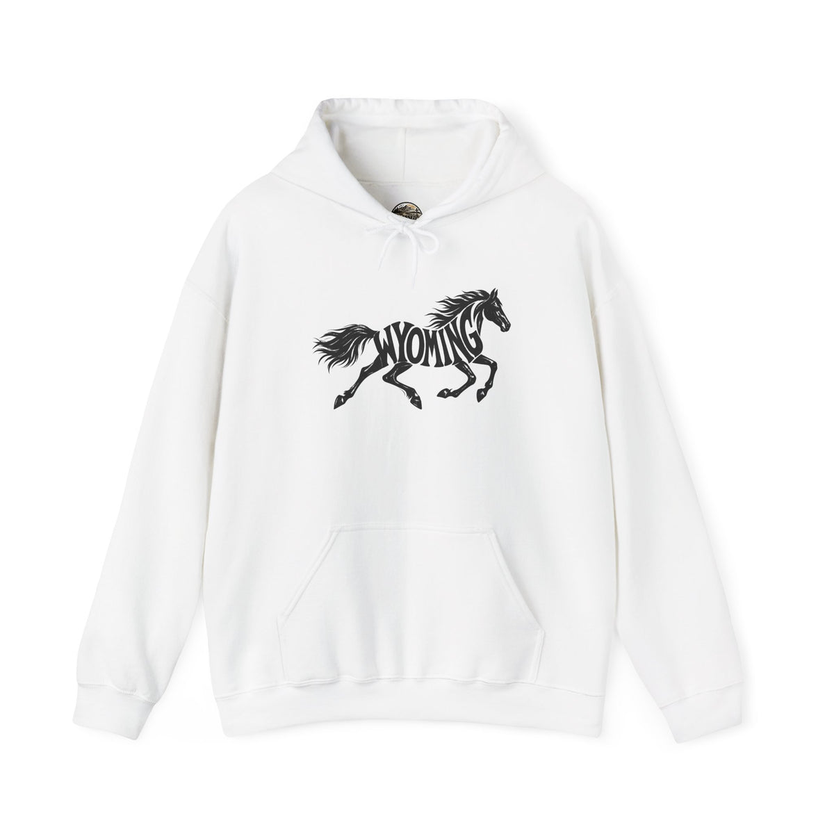 Wyoming Running Horse Hoodie