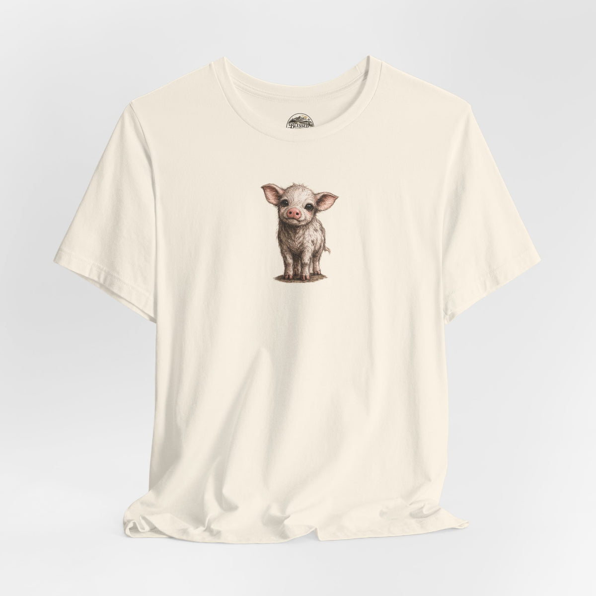 Cute Piglet T-Shirt — Adorable Farm Animal Tee for Animal Lovers