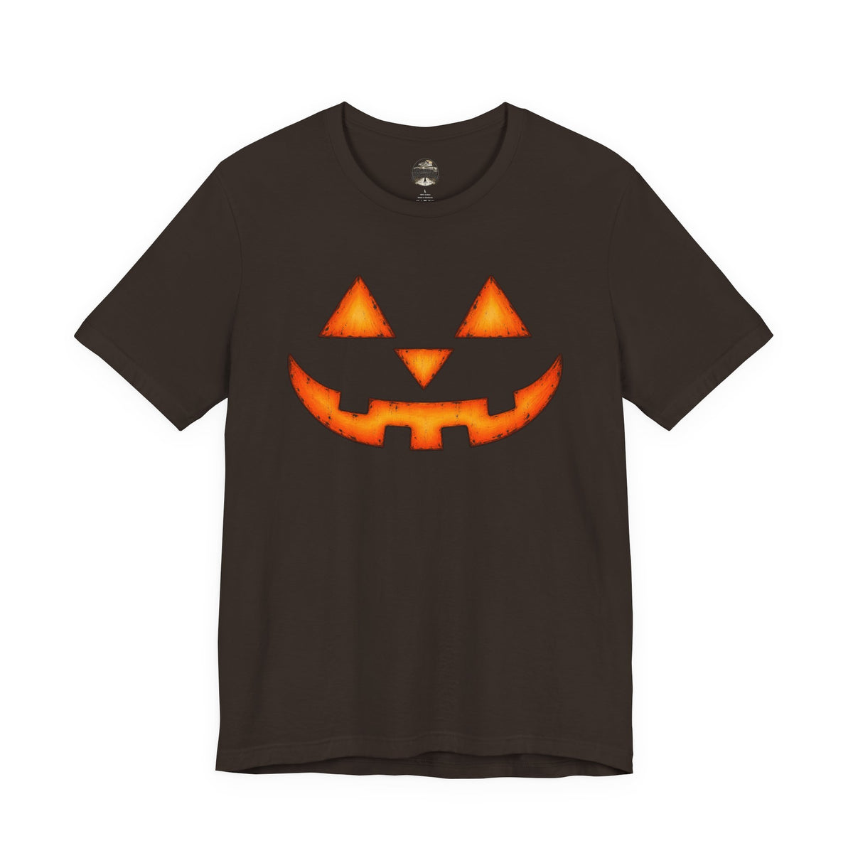 Pumpkin Jack-O'-Lantern Tee — Halloween Pumpkin Face T-Shirt