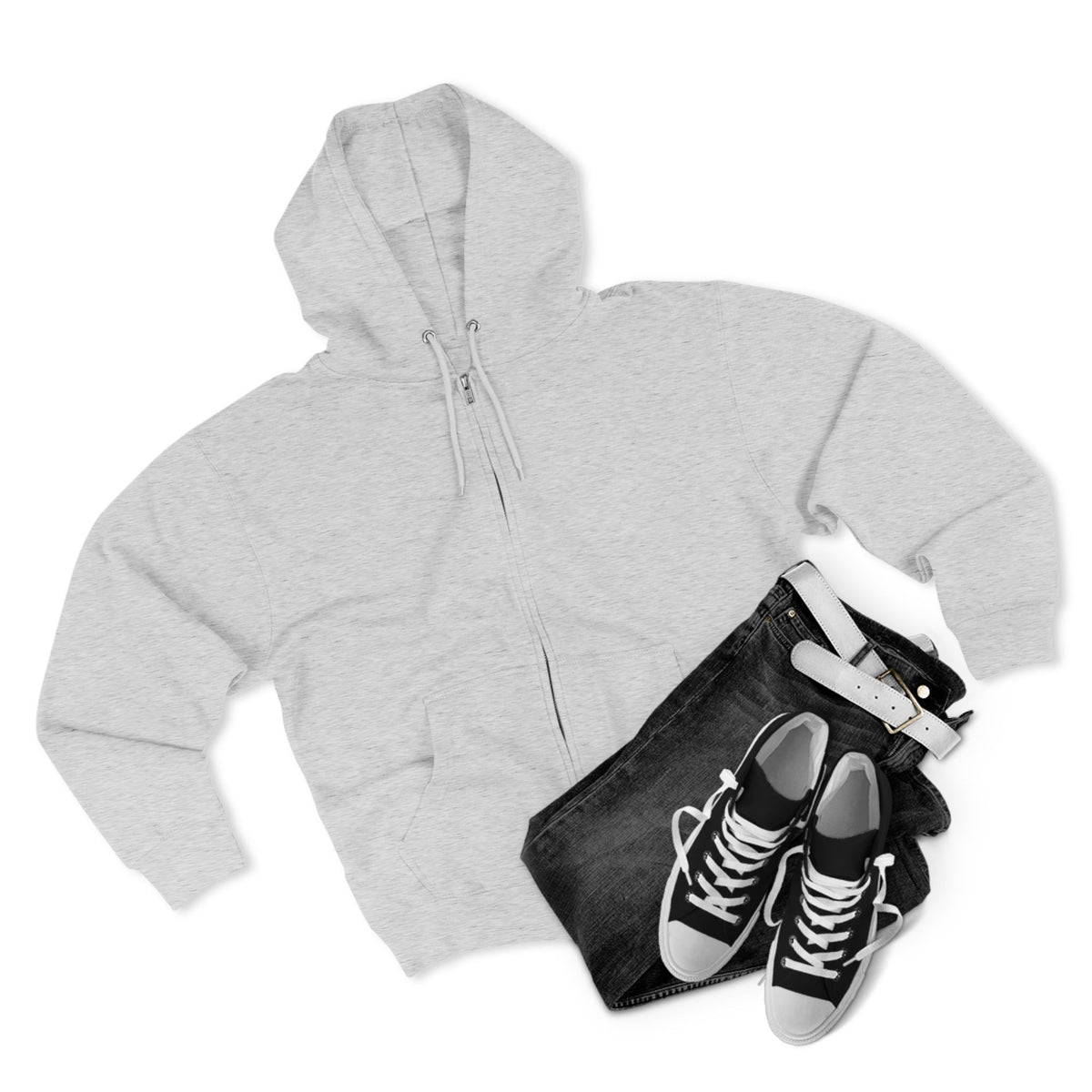Inspirational Zip Hoodie with Philippians 4:13