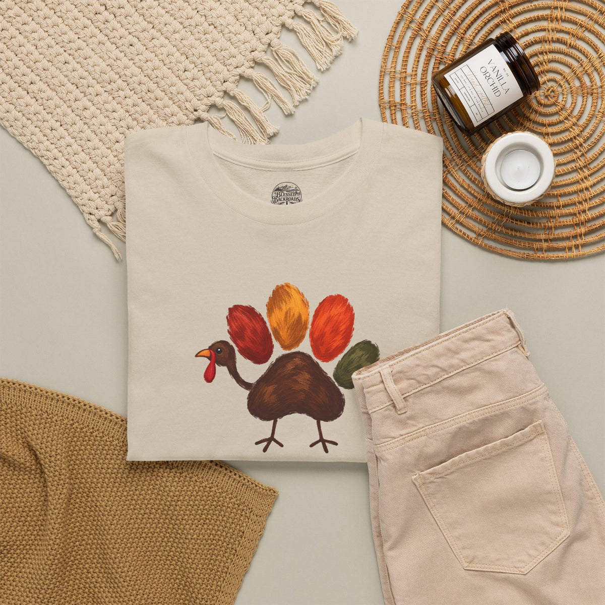Dog Paw Turkey Tee