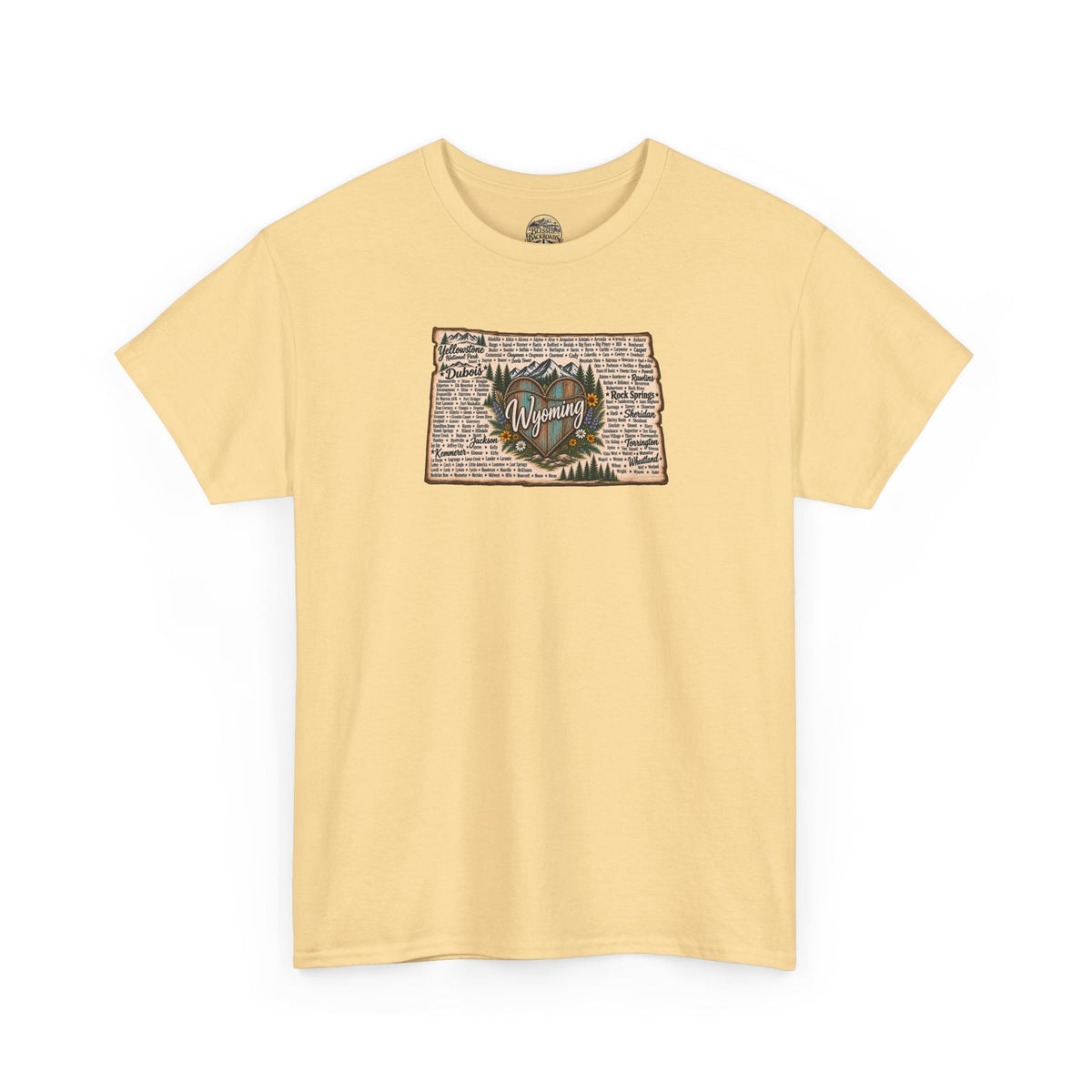 Wyoming State Outline Tee