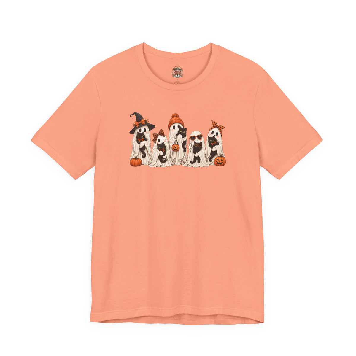 Halloween Ghost and Kittens T-Shirt