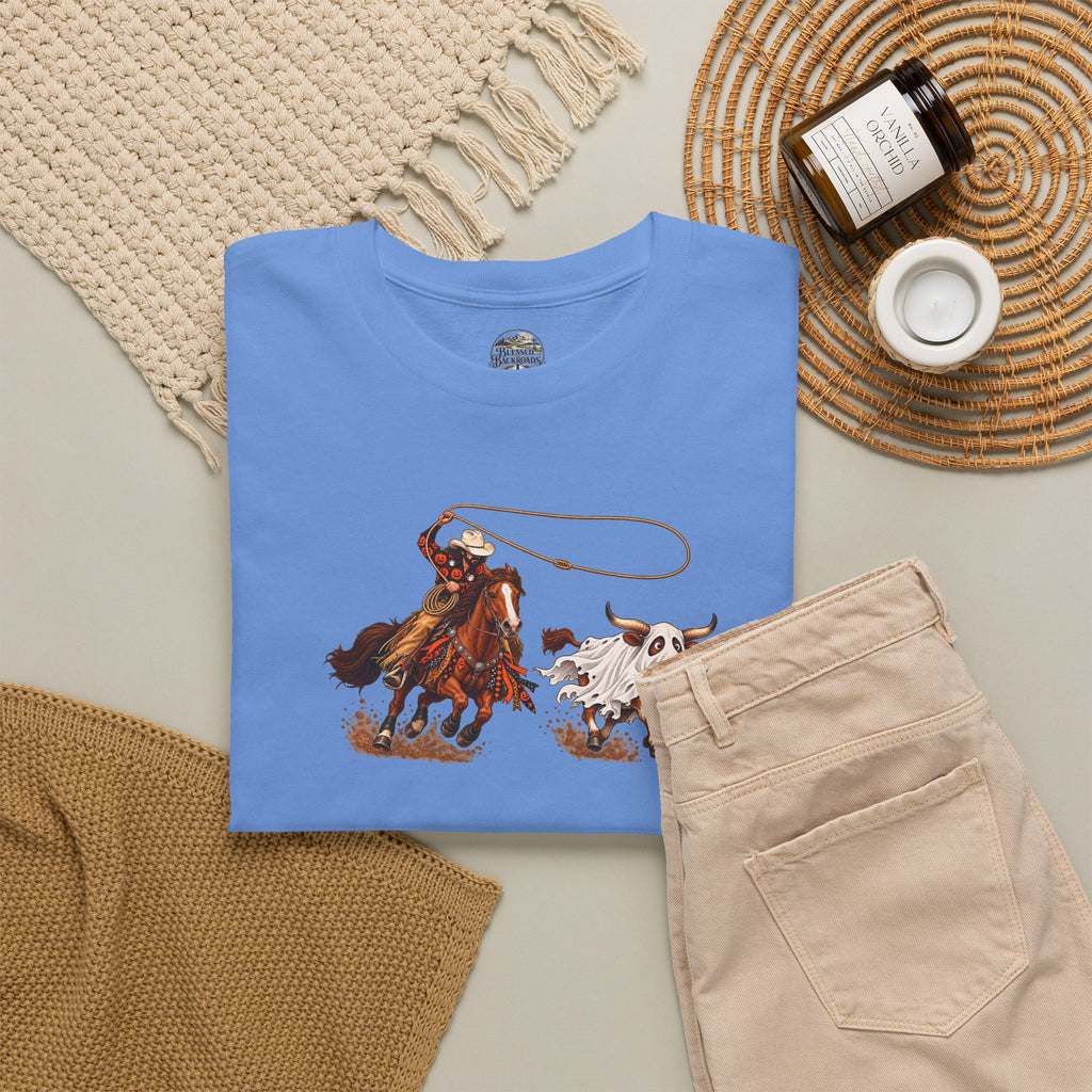 Halloween Steer and Cowboy Tee