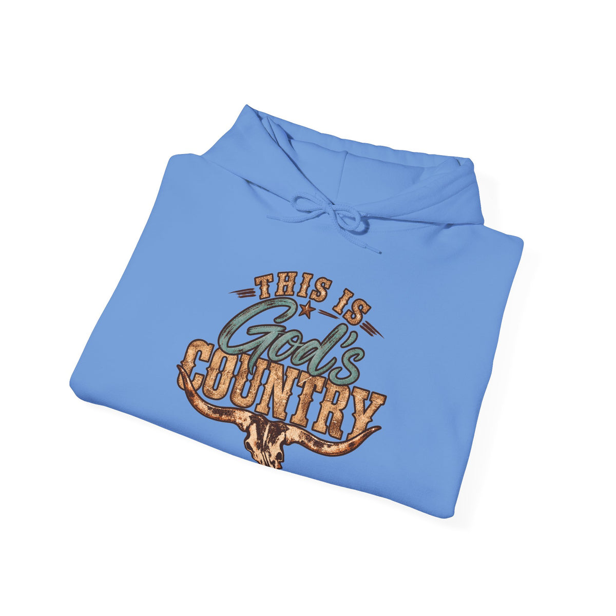 This Is God's Country Hoodie - Rustic Western Faith Pullover