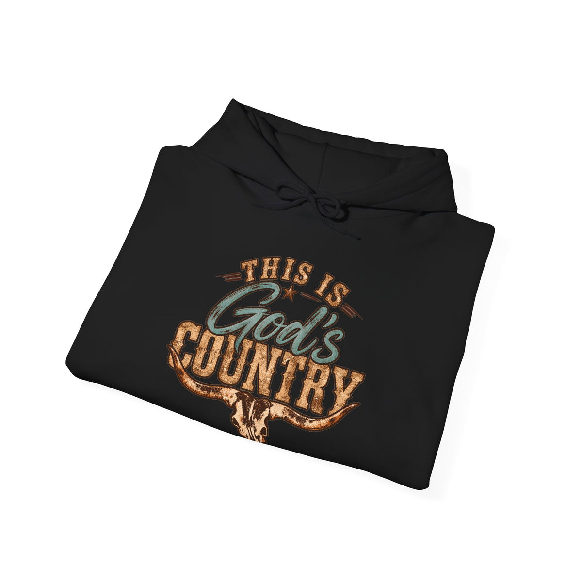 This Is God's Country Hoodie - Rustic Western Faith Pullover