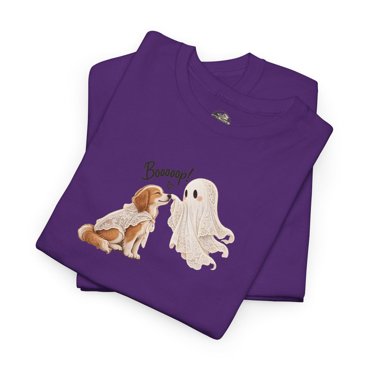 Booooop! Cute Ghost and Dog