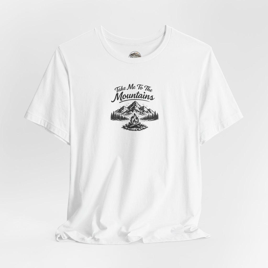 Take Me To The Mountains T-Shirt — Camping & Hiking Graphic Tee