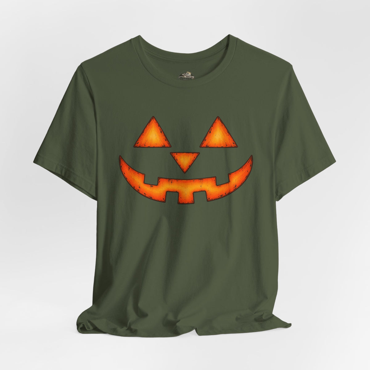 Pumpkin Jack-O'-Lantern Tee — Halloween Pumpkin Face T-Shirt