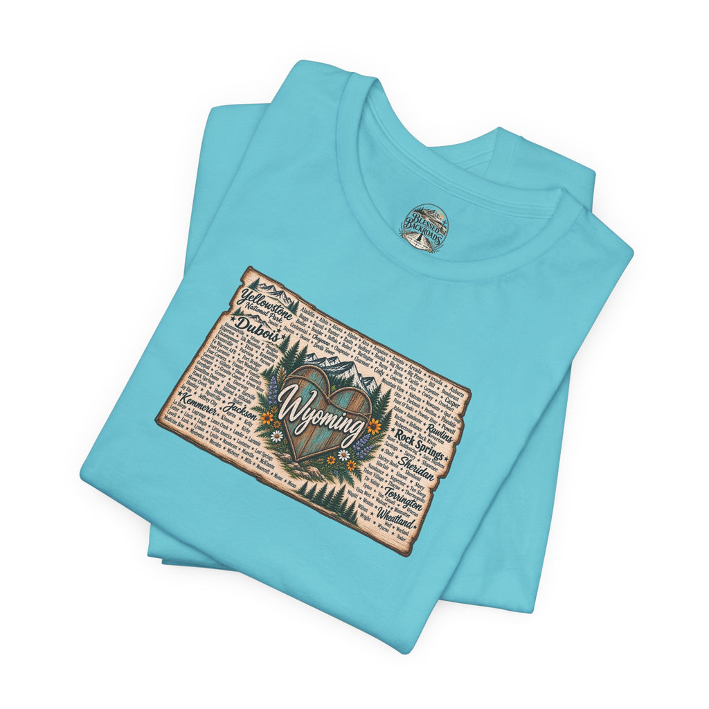 Wyoming State Outline Tee