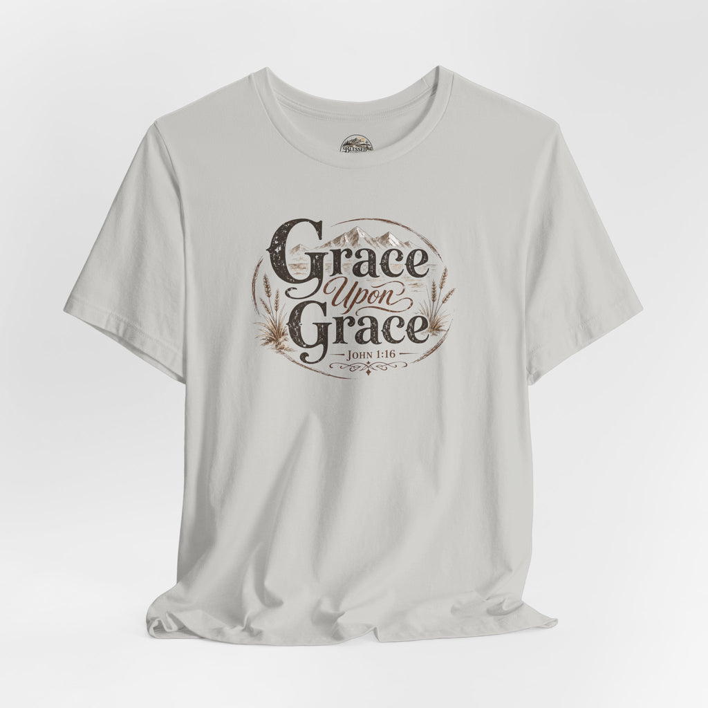 Grace Upon Grace Christian T‑Shirt —