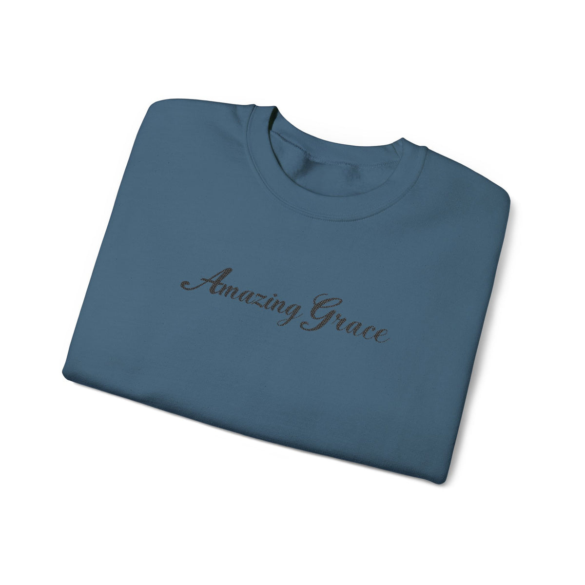 Amazing Grace Embroidered Crewneck Sweatshirt