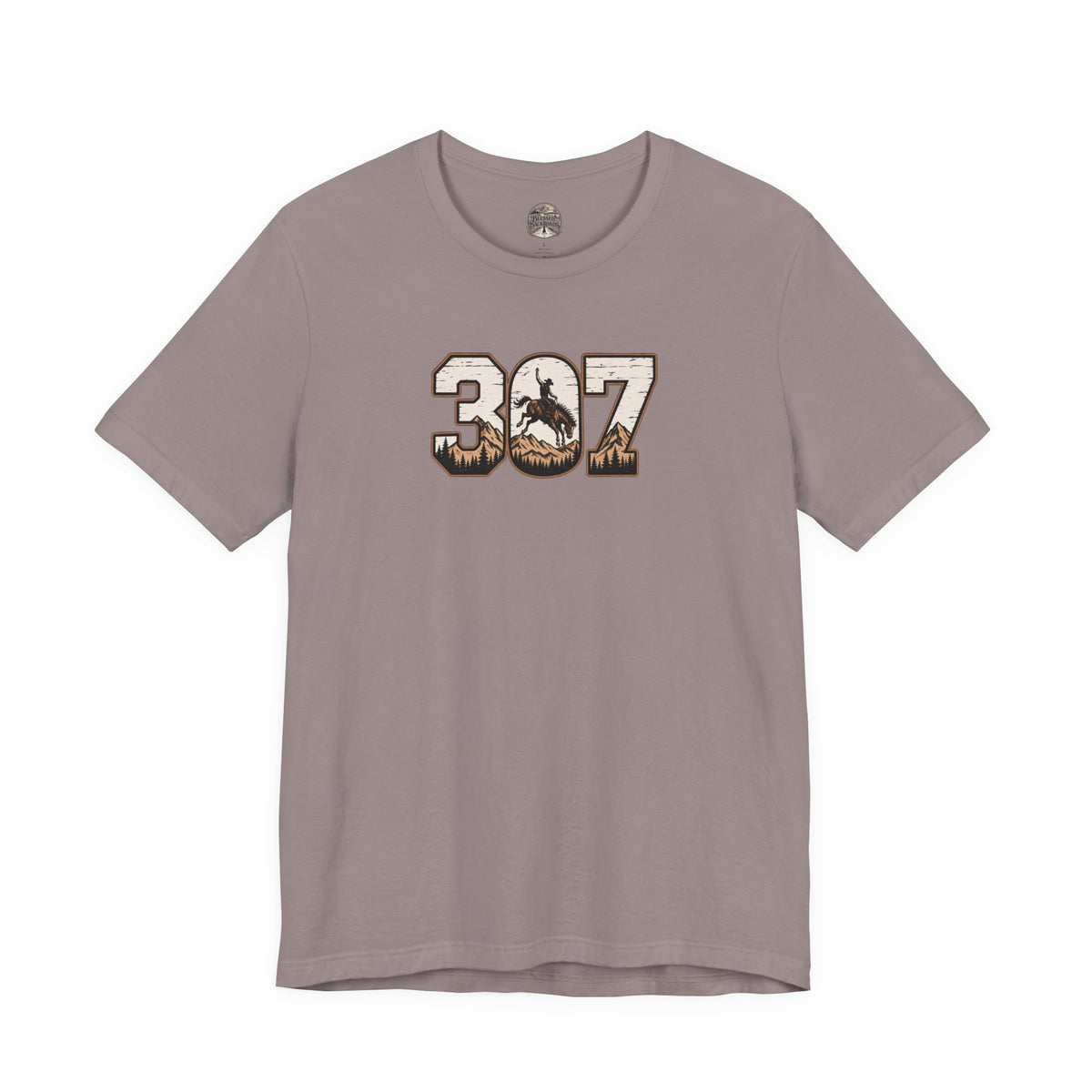 307 Wyoming Cowboy T-Shirt – Rustic Western State Pride Tee