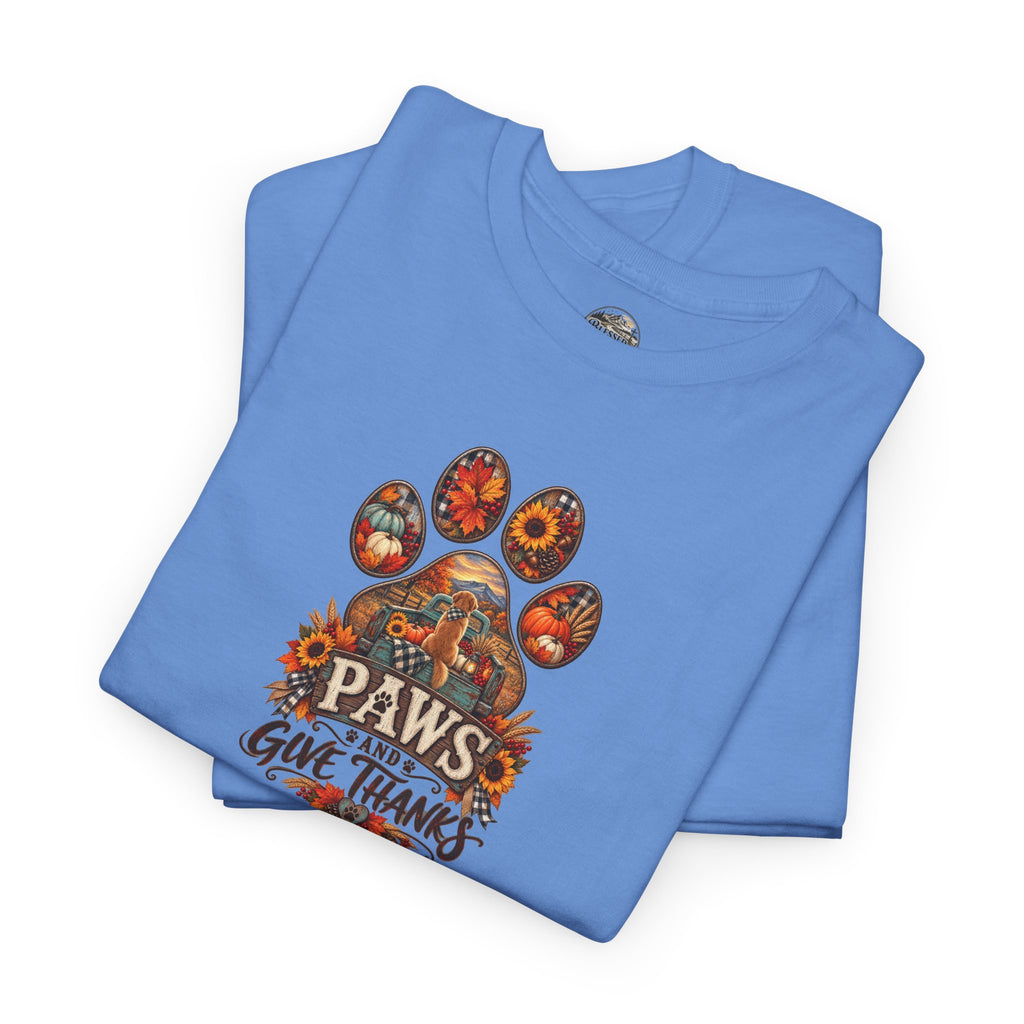 Thankful Paws Thanksgiving T‑Shirt