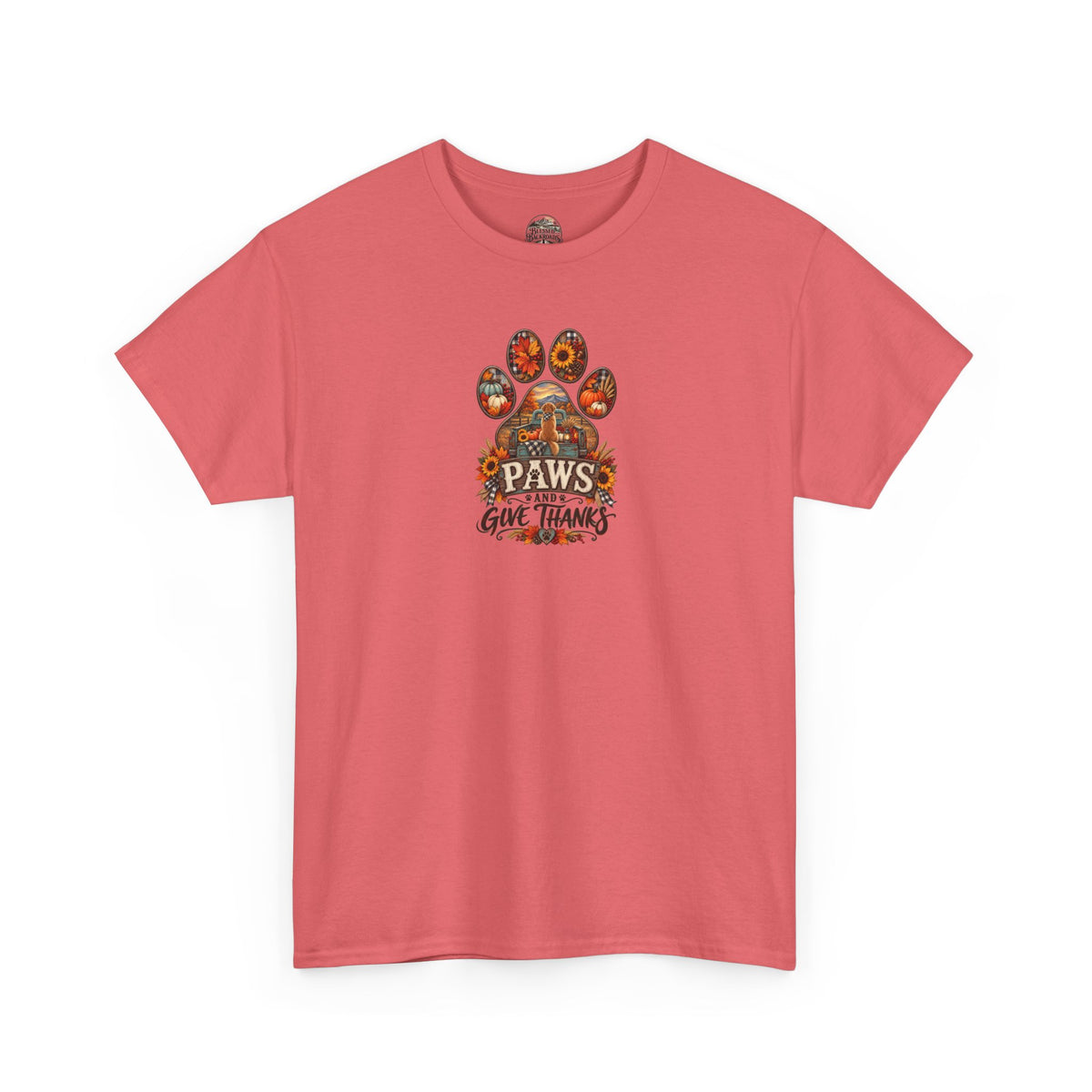 Thankful Paws Thanksgiving T‑Shirt