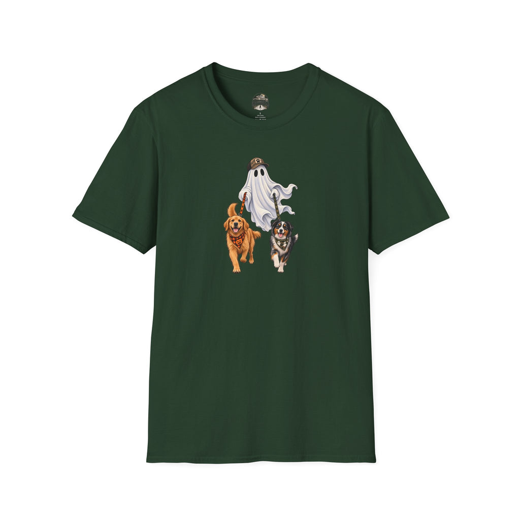 Halloween Ghost with Dogs T-Shirt