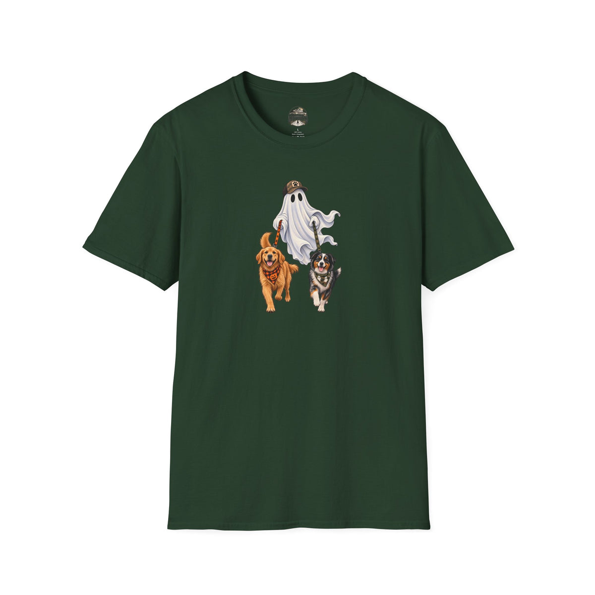 Halloween Ghost with Dogs T-Shirt
