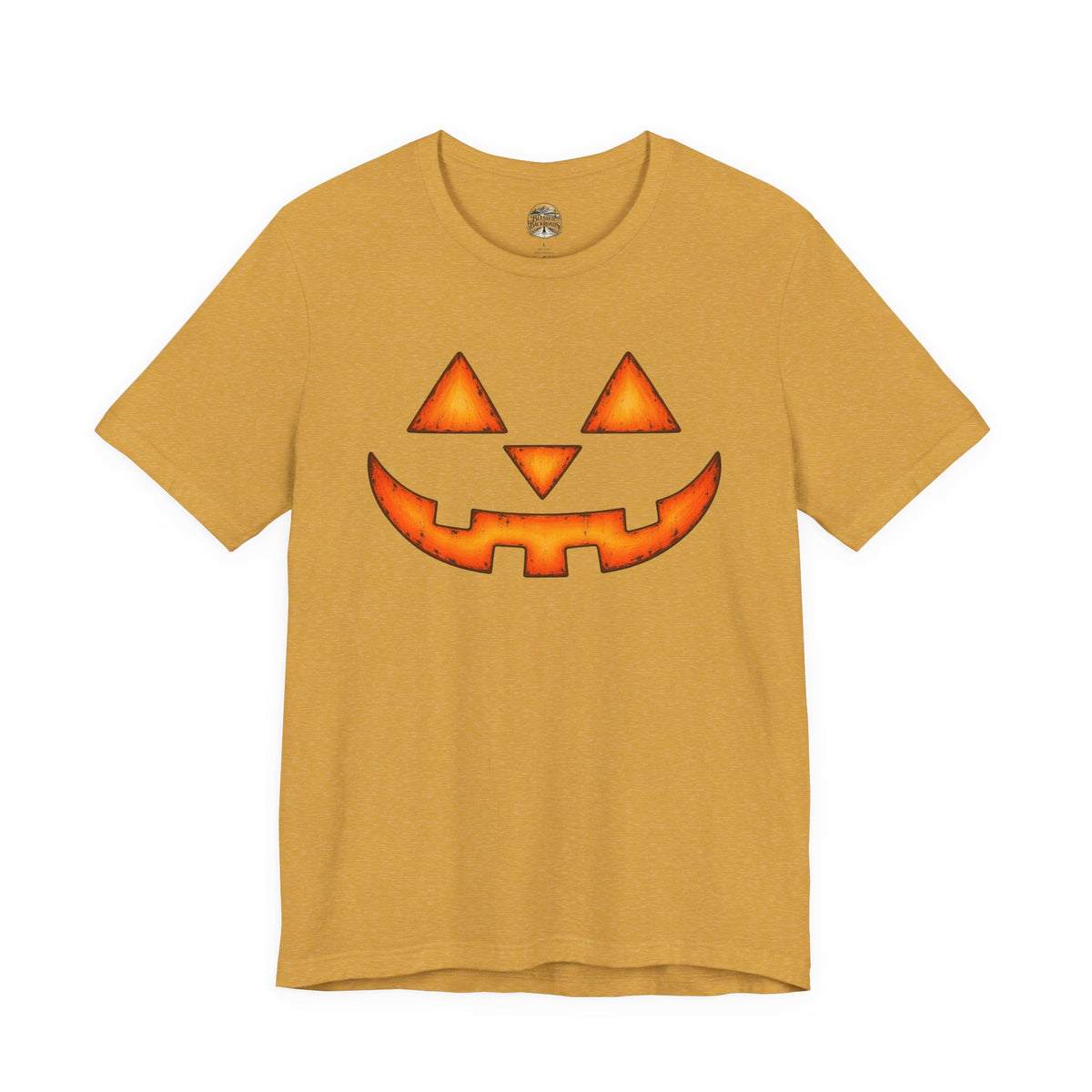Pumpkin Jack-O'-Lantern Tee — Halloween Pumpkin Face T-Shirt