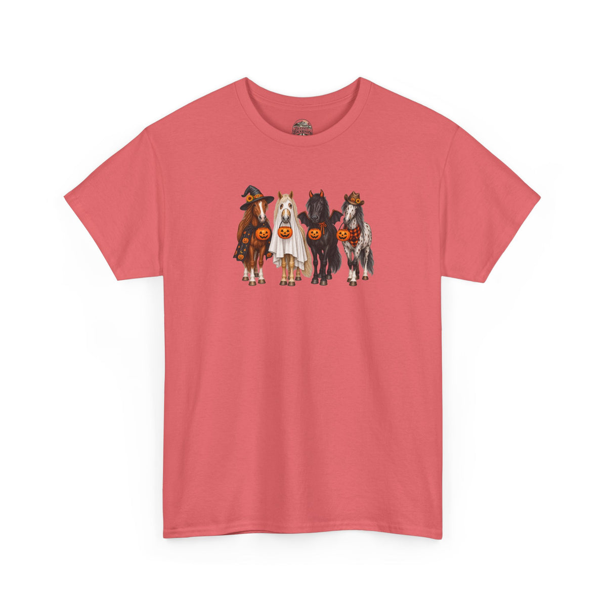 Halloween Horses Graphic Tee – Cute Trick-or-Treat Ponies Costume T-Shirt
