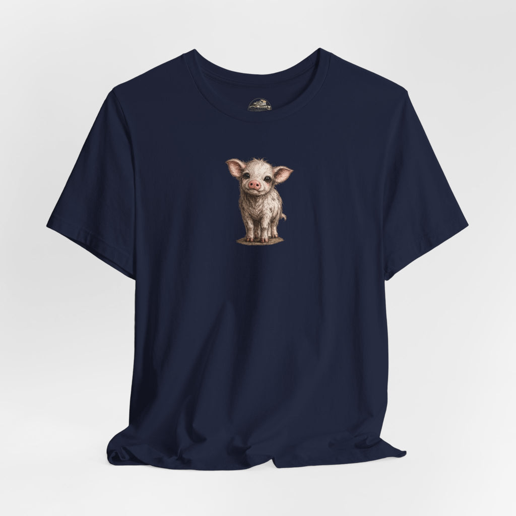 Cute Piglet T-Shirt — Adorable Farm Animal Tee for Animal Lovers