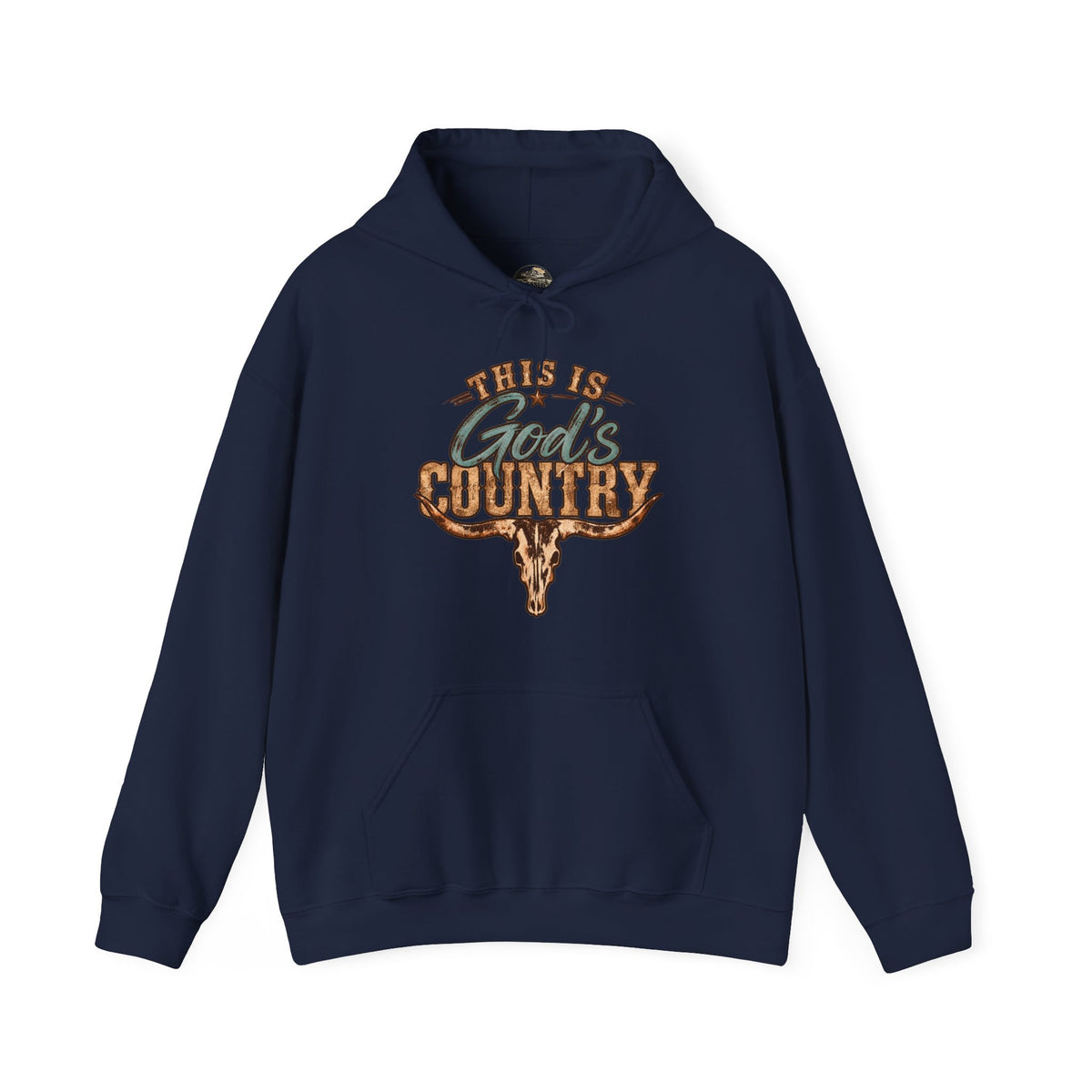 This Is God's Country Hoodie - Rustic Western Faith Pullover